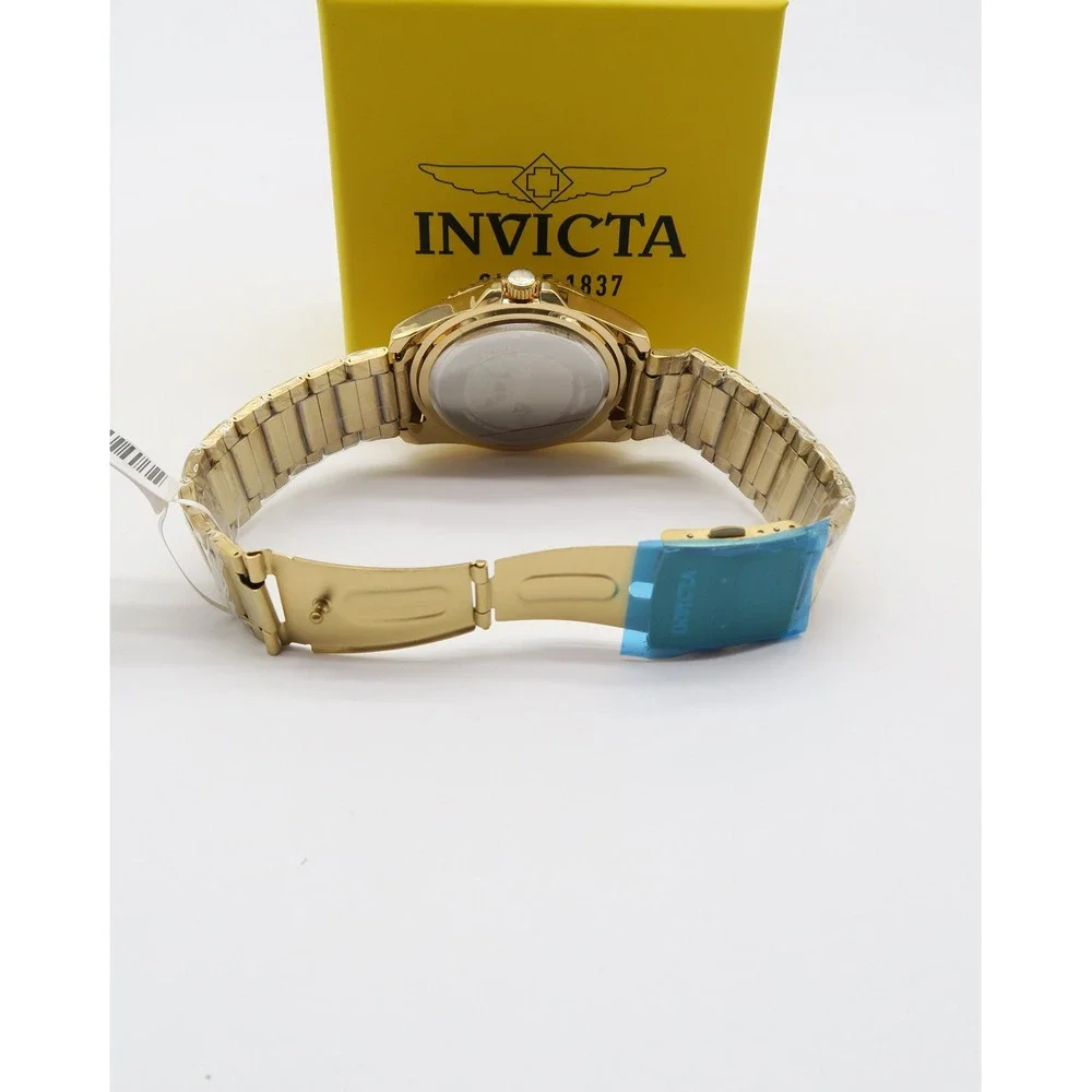 Invicta Pro Diver Vitreos Mens Watch 42mm Gold Tone Stainless Steel 69396 New